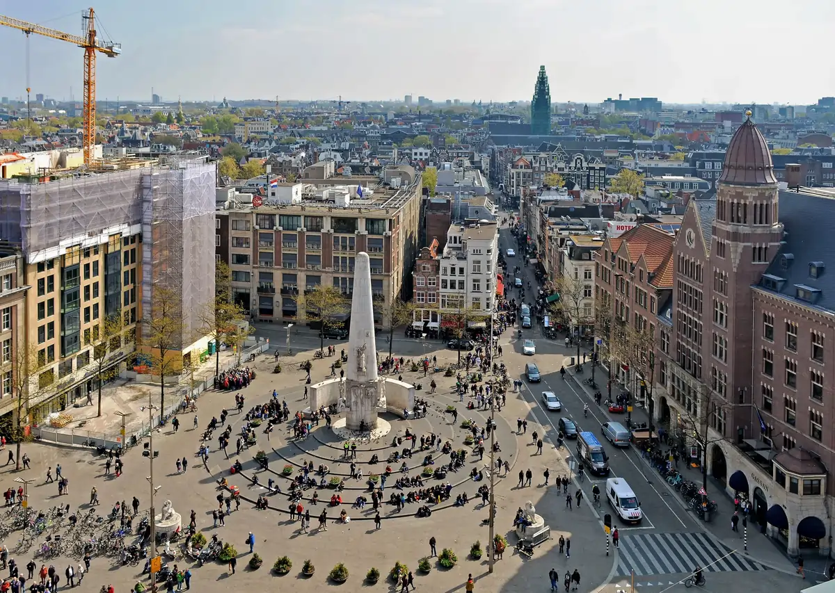 Landmarks Surround Dam Square
