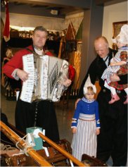 Traditional Volendammer costumes
