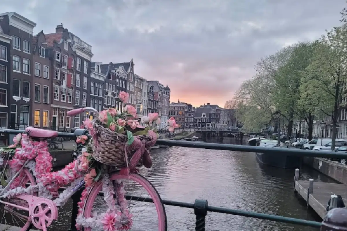 Brouwersgracht-bridges, reflections and architectural details