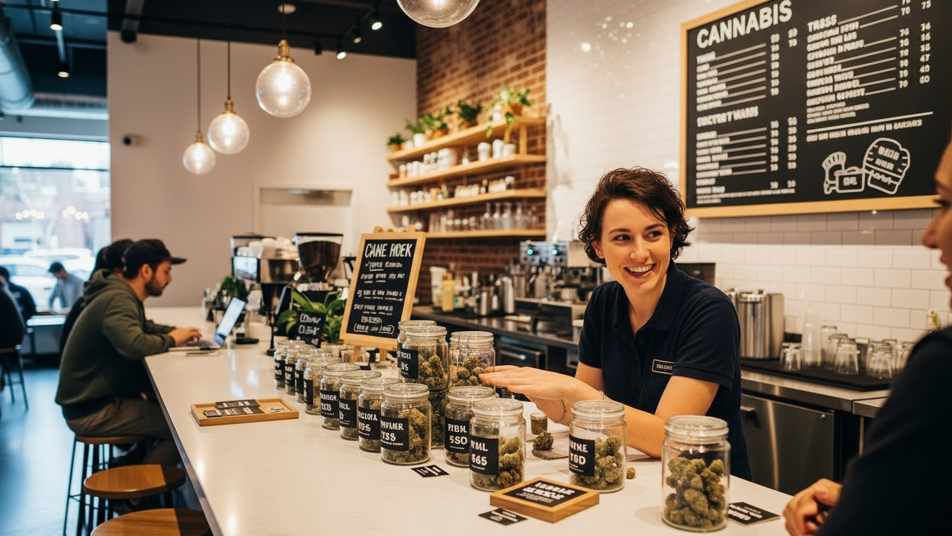 Buying Experience Inside Coffeeshop Buying Experience Inside Coffeeshop