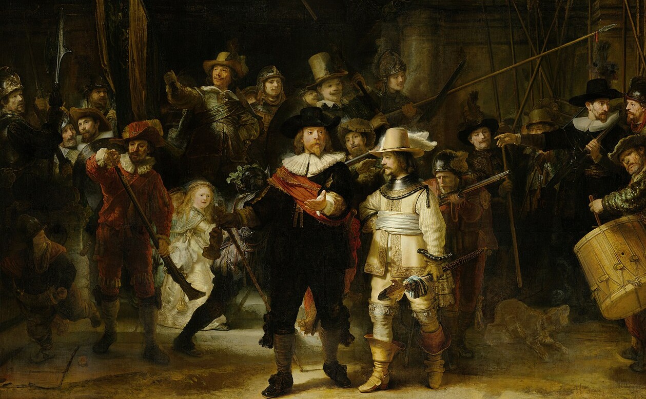De Nachtwacht most famous painting by Rembrandt