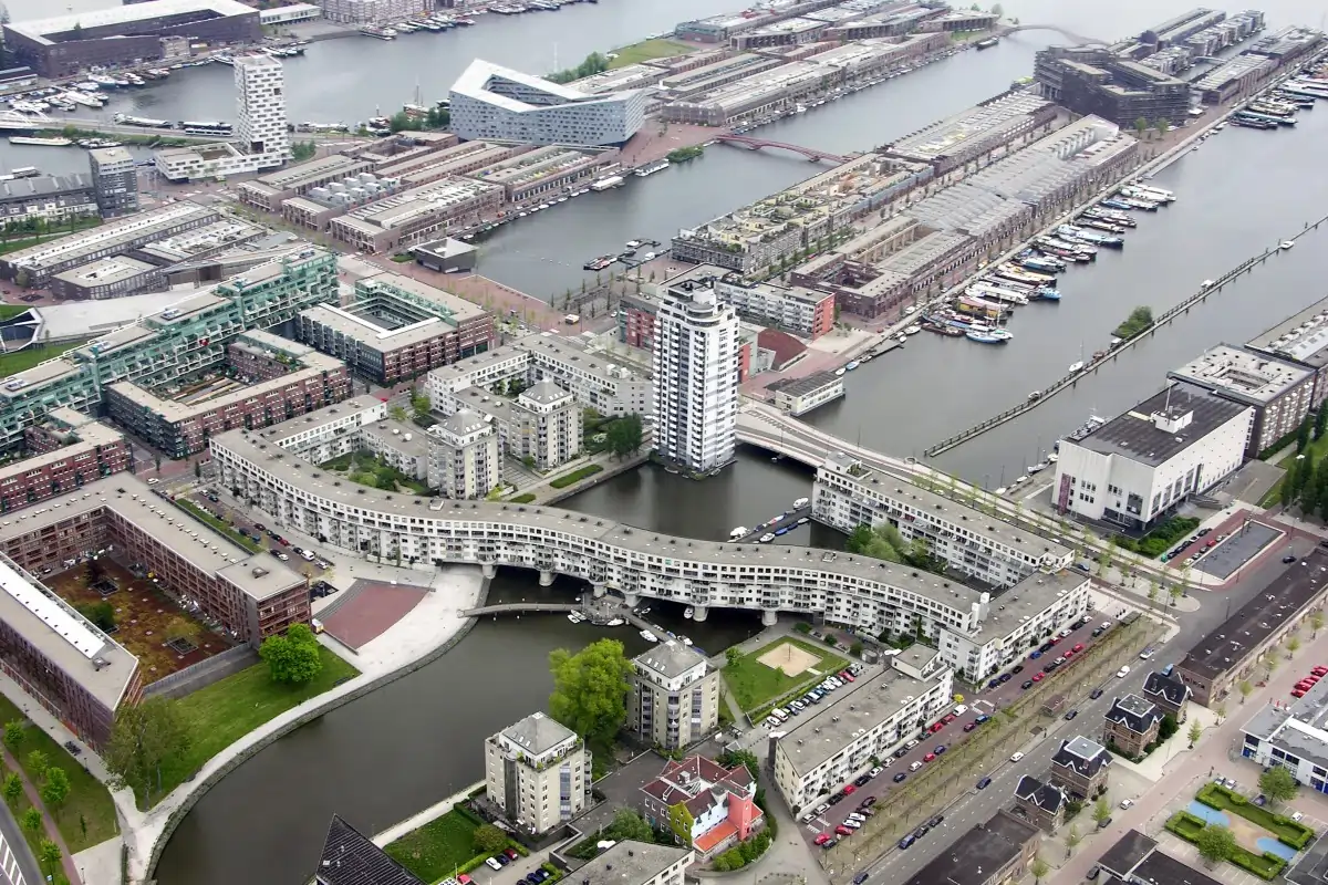 Entrepotbrug Arial View