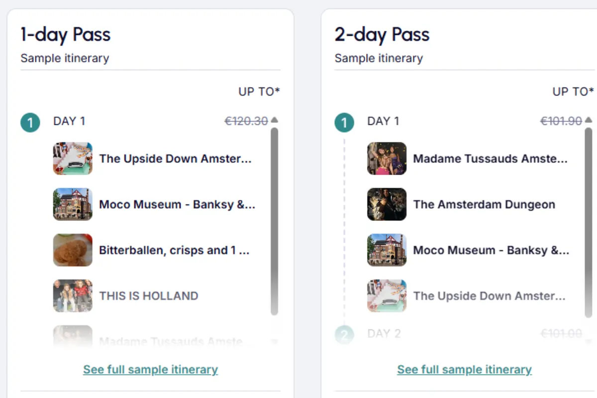 Amsterdam All-Inclusive Pass Cost